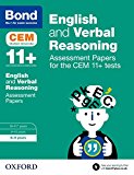Book Bond 11+: English and Verbal Reasoning: Assessment Papers for the Cem 11+ Tests free