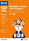 Book Bond 11+: Multiple-Choice Test Papers for the Cem 11+ Testspack 2 free