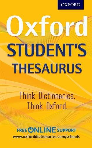 Book Oxford Student's Thesaurus free