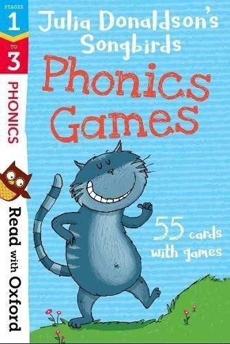 Book Read with Oxford: Stages 1-3: Julia Donaldson's Songbirds: Phonics Games Flashcards free