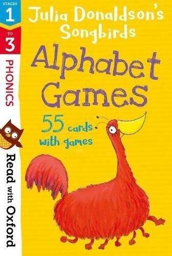 Book Read with Oxford: Stages 1-3: Julia Donaldson's Songbirds: Alphabet Games Flashcards free