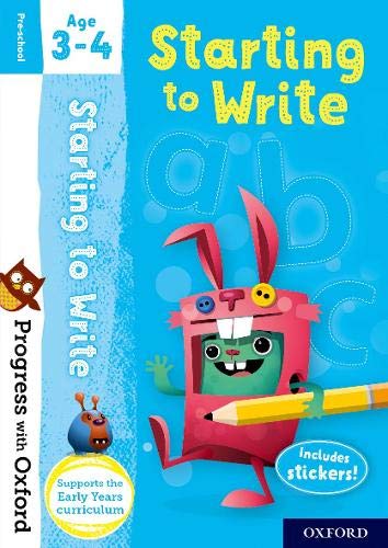 Book PWO: Start To Write Age 3-4 Bk Sticker free