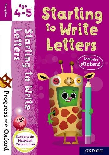Book Progress with Oxford: Starting to Write Letters Age 4-5 free