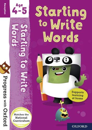 Book Progress with Oxford: Starting to Write Words Age 4-5 free