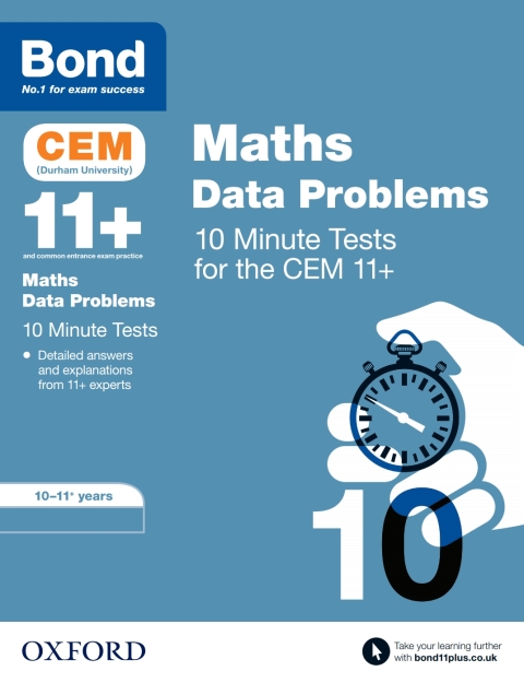 Book Bond 11 : CEM Maths Data 10 Minute Tests free