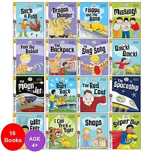 Book Biff, Chip and Kipper Stage 2 Read with Oxford: 4+: 16 Books Collection Set free