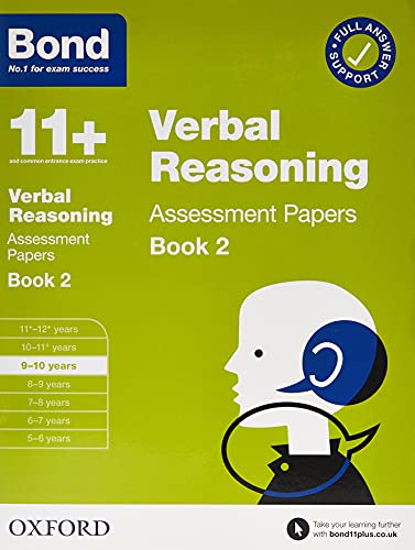 Book Bond 11+ Verbal Reasoning Assessment Papers 9-10 Years Book 2 free