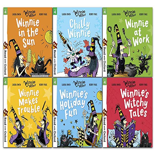 Book Read With Oxford: Winnie and Wilbur 6 Books Collection Set Level Stage 4 (Age 5 - 6) (Winnie's Holiday Fun, Winnie Makes Trouble, Chilly Winnie, Winnie's Witchy Tales, Winnie in the Sun and More) free