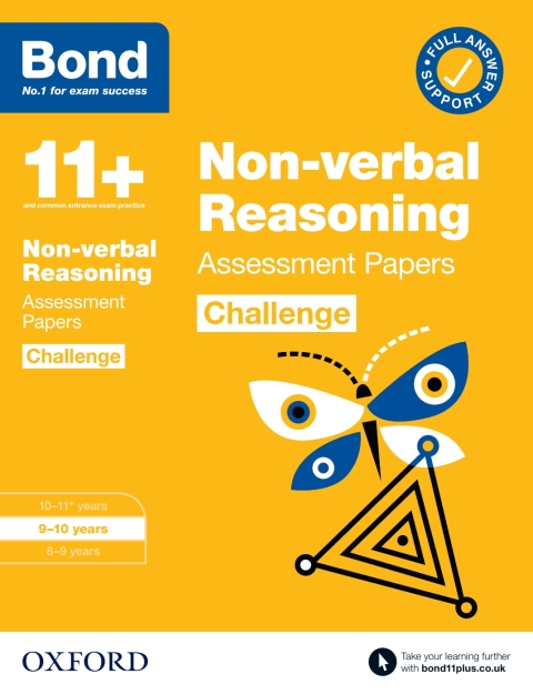 Book Bond 11+: Bond 11+ Non-verbal Reasoning Challenge Assessment Papers 9-10 years free