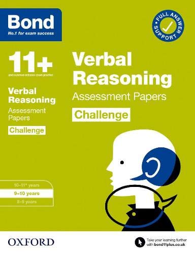 Book Bond 11+: Bond 11+ Verbal Reasoning Challenge Assessment Papers 9-10 years (Bond Challenge) free