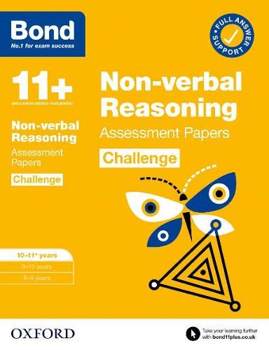 Book Bond 11+: Bond 11+ Non-verbal Reasoning Challenge Assessment Papers 10-11 years (Bond Challenge) free