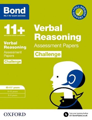 Book Bond 11+: Bond 11+ Verbal Reasoning Challenge Assessment Papers 10-11 years (Bond Challenge) free