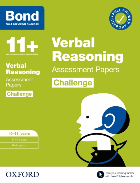 Book Bond 11 : Bond 11  Verbal Reasoning Challenge Assessment Papers 10-11 years free