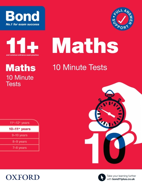 Book Bond 11 : Bond 11  10 Minute Tests Maths 10-11 years free