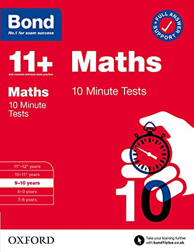 Book Bond 11+: Bond 11+ 10 Minute Tests Maths 9-10 years (Bond: 10 Minute Tests) free