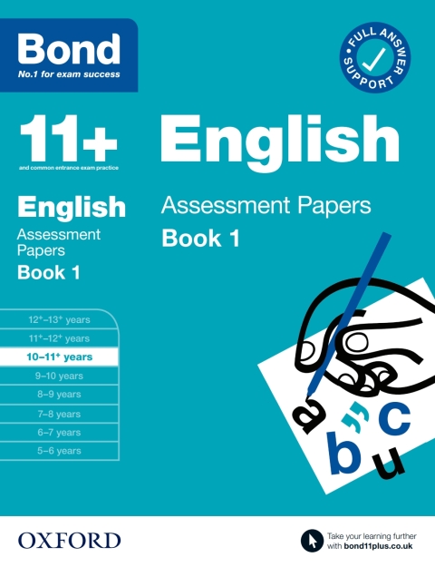 Book Bond 11+: English Assessment Papers Book 1 10-11 Years free
