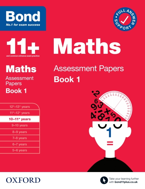 Book Bond 11 : Maths Assessment Papers Book 1 10-11 Years free