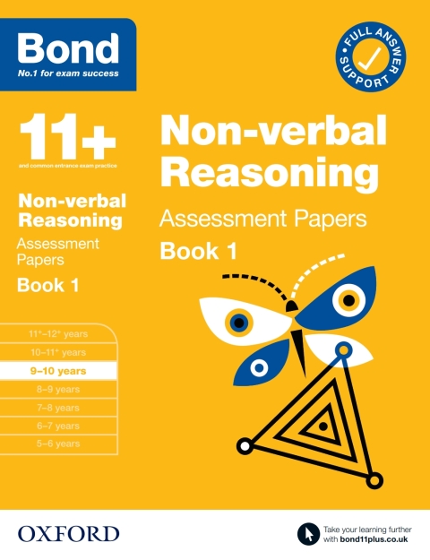 Book Bond 11 : Non-verbal Reasoning Assessment Papers Book 1 9-10 Years free