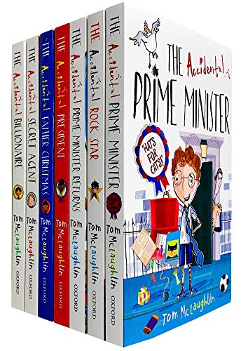 Book The Accidental Series 7 Books Collection Set by Tom McLaughlin (Accidental Prime Minister, Rock Star, Prime Minister Returns, President, Father Christmas, Secret Agent & Billionaire) free