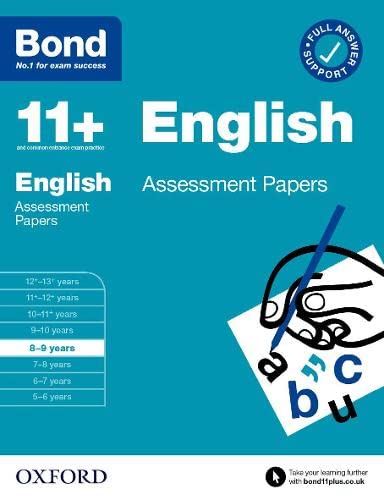 Book Bond 11+: Bond 11+ English Assessment Papers 8-9 Years free