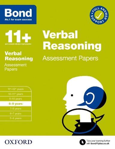 Book Bond 11+: Bond 11+ Verbal Reasoning Assessment Papers 8-9 Years free