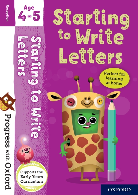 Book Progress with Oxford: Starting to Write Letters Age 4-5 free