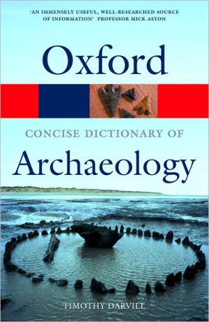 Book The Concise Oxford Dictionary of Archaeology (Oxford Quick Reference) free