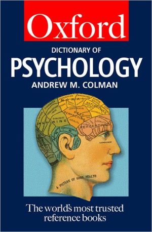 Book A Dictionary of Psychology (Oxford Paperback Reference) free