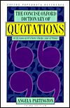 Book The Concise Oxford Dictionary of Quotations (Oxford Quick Reference) free