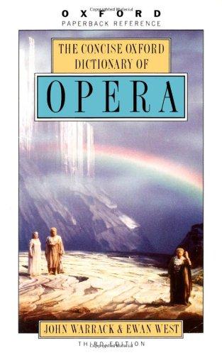 Book The Concise Oxford Dictionary of Opera (Oxford Quick Reference) free