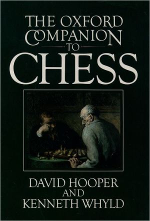 Book The Oxford Companion to Chess free