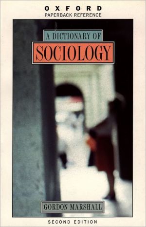 Book A Dictionary of Sociology (Oxford Quick Reference) free