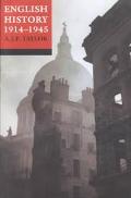 Book English History 1914-1945 (The Oxford History of England) free
