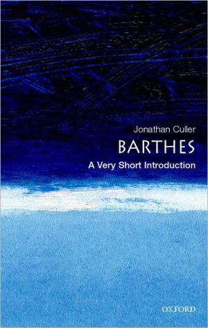 Book Barthes: A Very Short Introduction free