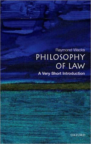 Book The Philosophy of Law: A Very Short Introduction free