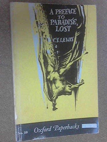 Book 'A PREFACE TO ''PARADISE LOST'' (OXFORD PAPERBACKS)' free