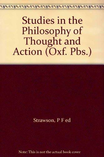 Book Studies in the Philosophy of Thought and Action (Oxf. Pbs.) free