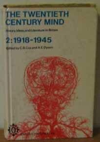 Book The twentieth-century mind: history, ideas and literature in Britain; free