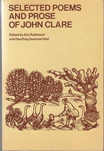 Book Selected Poems and Prose of John Clare (Oxford Paperbacks) free