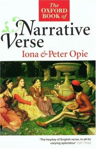 Book The Oxford Book of Narrative Verse (Oxford Books of Verse) free