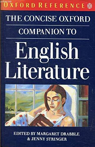 Book The Concise Oxford Companion to English Literature (Oxford Paperback Reference) free