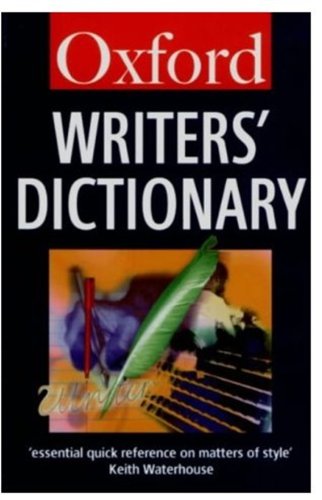 Book The Oxford Writers' Dictionary (Oxford Paperback Reference) free