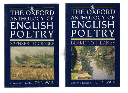 Book The Oxford Anthology of English Poetry: Banded set of two volumes free