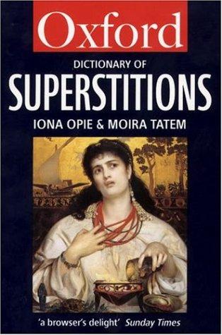 Book A Dictionary of Superstitions (Oxford Quick Reference) free