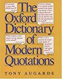 Book The Oxford Dictionary of Modern Quotations (Oxford Quick Reference) free
