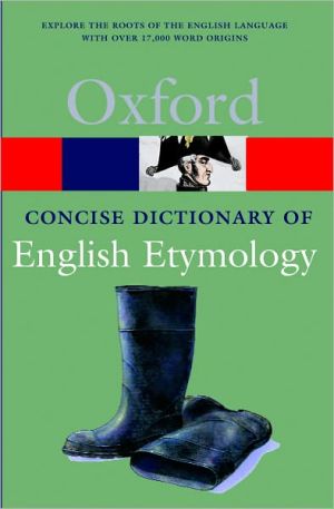 Book The Concise Oxford Dictionary of English Etymology (Oxford Quick Reference) free