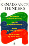 Book Renaissance Thinkers: Erasmus, Bacon, More, and Montaigne (Past Masters) free