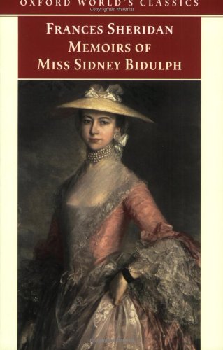 Book Memoirs Of Miss Sidney Biddulph (oxford World's Classics) free