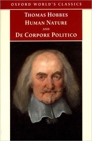 Book Human Nature and De Corpore Politico (Oxford World's Classics) free