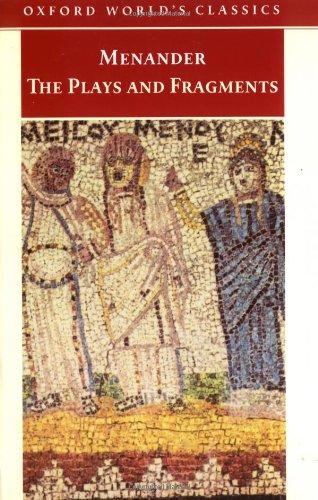 Book Menander, The Plays and Fragments (Oxford World's Classics) free